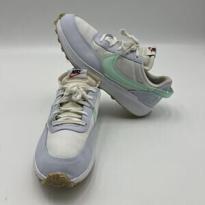 Nike Waffle Debut Shoes White Mint Foam Grey DV0743 100 Men's Size 9